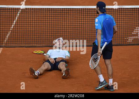 21st mai 2023; Foro Italico, Rome, Italie: ATP 1000 Masters Rome, jour 14; Hugo Nys, Jan Zielinski remporte le double crédit final: Action plus Sports Images/Alay Live News Banque D'Images