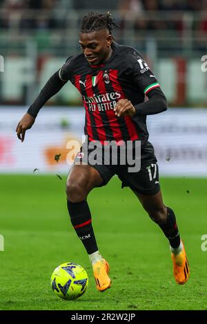 Milan, Italie. 20th mai 2023. Rafael Leao de l'AC Milan en action pendant la série Un match de football 2022/23 entre l'AC Milan et l'UC Sampdoria au stade San Siro. Score final; Milan 5:1 crédit Sampodria: SOPA Images Limited/Alay Live News Banque D'Images