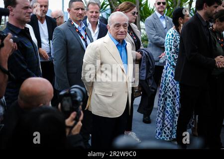 Cannes, France. 21st mai 2023. Martin Scorsese photographié pendant la séance photo de Killers of the Flower Moon dans le cadre du Festival international du film de Cannes 76th au Palais des Festivals de Cannes, France photo de Julie Edwards/Alamy Live News Banque D'Images