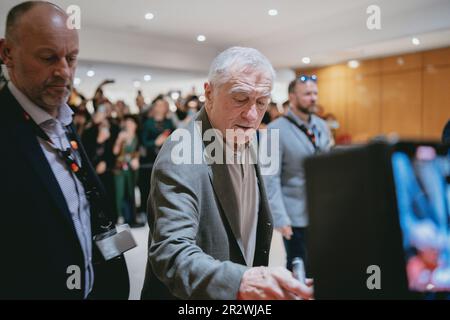 Cannes, France, 21th mai 2023, Robert de Niro participe au festival annuel du film de Cannes 76th au Palais des Festivals (Credits photo: Giovanna Onofri) Banque D'Images