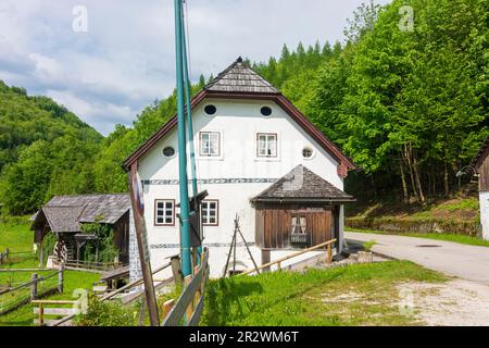 Bad Goisern am Hallstättersee: Moulin à eau Anzenaumühle à Salzkammergut, Oberösterreich, haute-Autriche, Autriche Banque D'Images