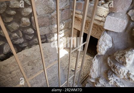 Les ruines de Zapotec anciennes de Yagul, Oaxaca, qui abrite des ruines bien conservées et des vues magnifiques Banque D'Images