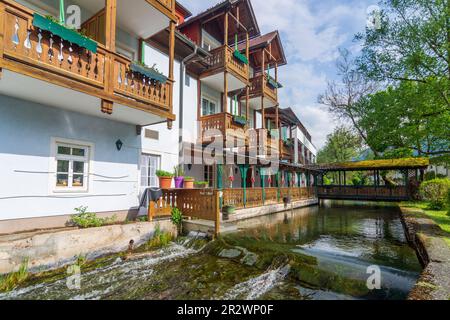 Bad Goisern am Hallstättersee: Hotel Goiserer Mühle à Salzkammergut, Oberösterreich, haute-Autriche, Autriche Banque D'Images