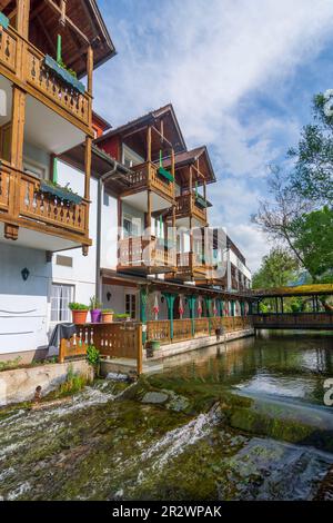 Bad Goisern am Hallstättersee: Hotel Goiserer Mühle à Salzkammergut, Oberösterreich, haute-Autriche, Autriche Banque D'Images