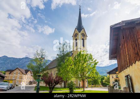 Bad Goisern am Hallstättersee : église paroissiale évangélique de Bad Goisern à Salzkammergut, Oberösterreich, haute-Autriche, Autriche Banque D'Images