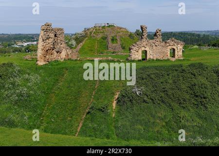 Château de Sandal près de Wakefield, West Yorkshire, Royaume-Uni Banque D'Images