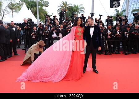 Cannes, France. 21st mai 2023. Mohammed Al Turki, Naomi Campbell assiste au tapis rouge « Killers of the Flower Moon » lors du festival annuel de Cannes 76th au Palais des Festivals sur 20 mai 2023 à Cannes, France. Photo: DGP/imageSPACE/MediaPunch crédit: MediaPunch Inc/Alamy Live News Banque D'Images