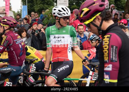 Bergame, Italie. 21st mai 2023. Filippo Zana, équipe Jayco Alula au cours de la scène 15 - Seregno - Bergame, Giro d'Italia à Bergame, Italie, 21 mai 2023 crédit: Agence de photo indépendante/Alamy Live News Banque D'Images