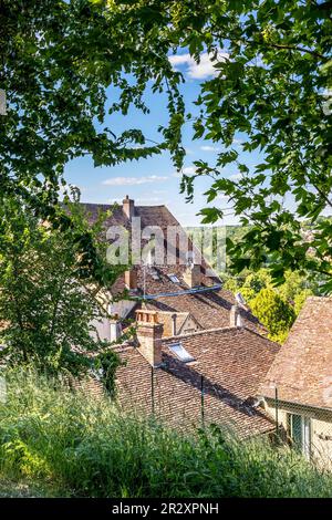 Provins, France - 31 mai 2020 : bâtiments et maisons typiques de la ville de Provins, village médiéval près de Paris Banque D'Images