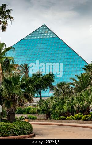 La Rainforest Pyramid à Moody Gardens Banque D'Images