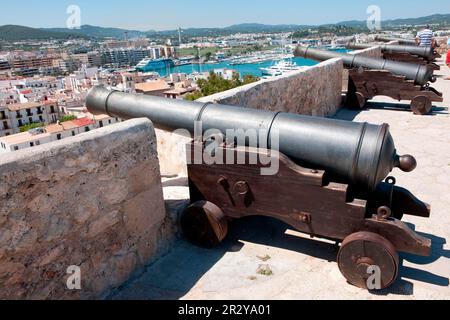 Dalt Vila, Iles Baléares, Europe/, Cathédrale, Eivissa, Ibiza, Espagne Banque D'Images