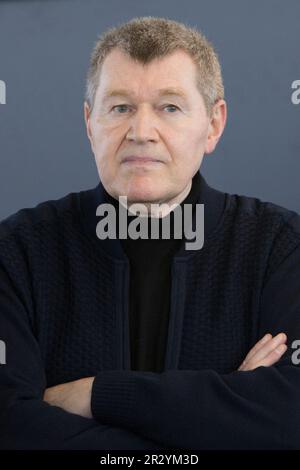 Turin, Italie. 21st mai 2023. L'écrivain Antoine Volodine est l'invité de 2023 Foire du livre de Turin. Credit: Marco Destefanis/Alamy Live News Banque D'Images