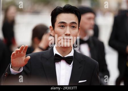 Cannes, France. 16 mai 2023. Zhu Yilong assiste au 76e Festival annuel de Cannes, en France Banque D'Images