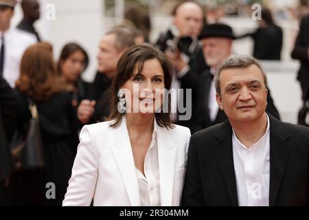 Cannes, France.16 mai 2023.les invités assistent à la cérémonie d'ouverture du 76ème Festival annuel de Cannes à Cannes, France Banque D'Images