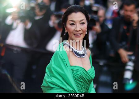 Cannes, France. 22nd mai 2023. CANNES, France sur 21. MAI 2023 ; Michelle Yeoh assiste au tapis rouge 'firebrand (le jeu de la Reine)' lors du festival annuel de Cannes 76th au Palais des Festivals sur 21 mai 2023 à Cannes, France., image et copyright Thierry CARPICO/ATP images (CARPICO Thierry/ATP/SPP) crédit: SPP Sport Press photo. /Alamy Live News Banque D'Images
