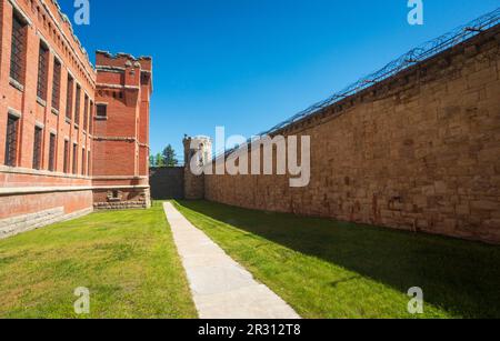 Ancienne prison du Montana et complexe du musée de l'automobile, musée à Deer Lodge, Montana Banque D'Images