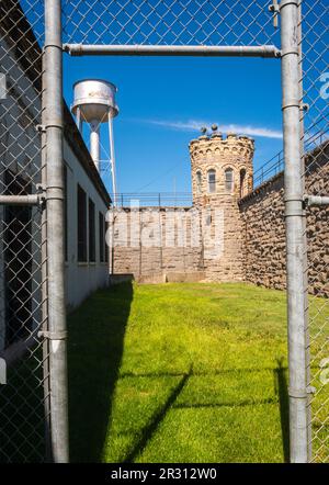 Ancienne prison du Montana et complexe du musée de l'automobile, musée à Deer Lodge, Montana Banque D'Images