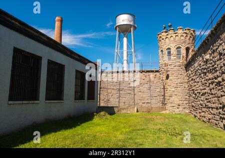Ancienne prison du Montana et complexe du musée de l'automobile, musée à Deer Lodge, Montana Banque D'Images