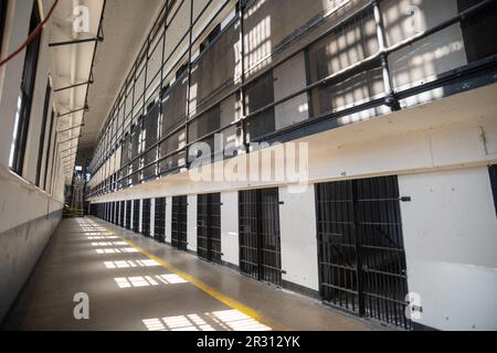 Ancienne prison du Montana et complexe du musée de l'automobile, musée à Deer Lodge, Montana Banque D'Images