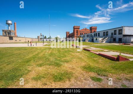 Ancienne prison du Montana et complexe du musée de l'automobile, musée à Deer Lodge, Montana Banque D'Images