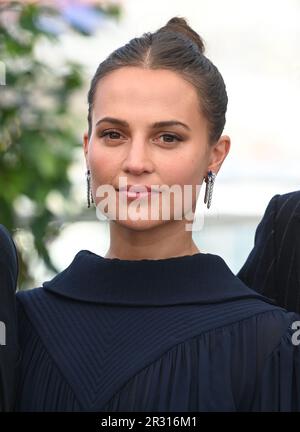 Cannes, France. 22nd mai 2023. Cannes, France. 22 mai 2023 Alicia Vikander au photocall for Firebrand, dans le cadre du Festival de Cannes 76th, Palais des Festivals. Crédit : Doug Peters/Alamy Live News Banque D'Images