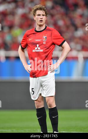 Saitama, Japon. 6th mai 2023. Marius Hoibraten de Urawa Reds lors du match de deuxième manche de la finale de la Ligue des champions de l'AFC entre les diamants rouges Urawa 1-0 Al-Hilal au stade Saitama 2002 à Saitama, Japon, 6 mai 2023. Credit: AFLO/Alay Live News Banque D'Images
