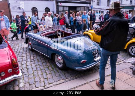 Porsche 365 Speedster au Faversham Festival of transport 2023. Faversham Kent Royaume-Uni Banque D'Images