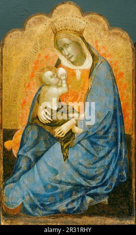 Madonna de l'humilité, 1375/1400 artiste: Bolognese Banque D'Images