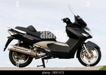 Scooter Kymco Xciting 500 Banque D'Images