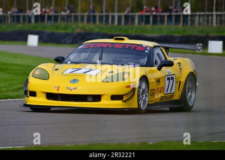 David Metley, Chevrolet Corvette C6 GT1, GT1 démonstration, sur la piste une collection de pilotes d'endurance emblématiques de la fin des années 1990 au début des années 2000 Banque D'Images