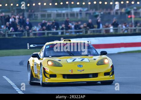 David Metley, Chevrolet Corvette C6 GT1, GT1 démonstration, sur la piste une collection de pilotes d'endurance emblématiques de la fin des années 1990 au début des années 2000 Banque D'Images