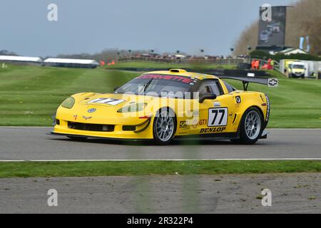 David Metley, Chevrolet Corvette C6 GT1, GT1 démonstration, sur la piste une collection de pilotes d'endurance emblématiques de la fin des années 1990 au début des années 2000 Banque D'Images