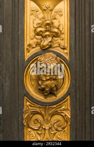 Porte paradisiaque du Baptistère de San Giovanni à Florence Banque D'Images