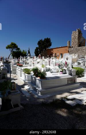 Château de Lykourgos Logothetis, Pythagorion de Samos, Mer Egéé du Sud, Archipel du Dodécanèse, Archipel des douze îles, Grèce, Europe Banque D'Images