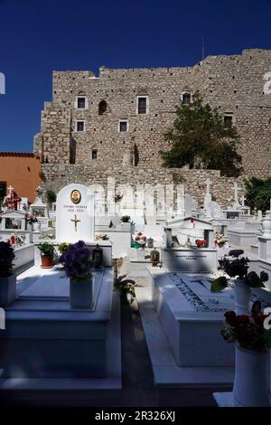 Château de Lykourgos Logothetis, Pythagorion de Samos, Mer Egéé du Sud, Archipel du Dodécanèse, Archipel des douze îles, Grèce, Europe Banque D'Images