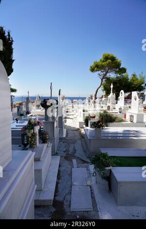 Château de Lykourgos Logothetis, Pythagorion de Samos, Mer Egéé du Sud, Archipel du Dodécanèse, Archipel des douze îles, Grèce, Europe Banque D'Images