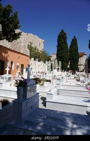 Château de Lykourgos Logothetis, Pythagorion de Samos, Mer Egéé du Sud, Archipel du Dodécanèse, Archipel des douze îles, Grèce, Europe Banque D'Images