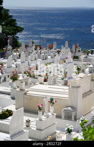 Château de Lykourgos Logothetis, Pythagorion de Samos, Mer Egéé du Sud, Archipel du Dodécanèse, Archipel des douze îles, Grèce, Europe Banque D'Images