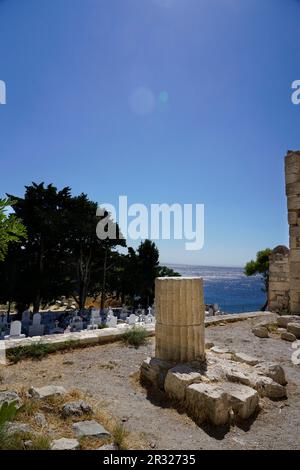 Château de Lykourgos Logothetis, Pythagorion de Samos, Mer Egéé du Sud, Archipel du Dodécanèse, Archipel des douze îles, Grèce, Europe Banque D'Images