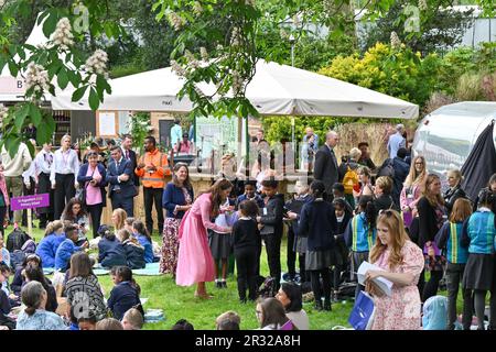 Londres, Royaume-Uni. 22nd mai 2023. Royal Hospital Chelsea, Londres, Royaume-Uni sur 22 mai 2023. S.A.R. la princesse Catherine du pays de Galles au RHS Chelsea Flower Show au Royal Hospital Chelsea, Londres, Royaume-Uni sur 22 mai 2023. Credit: Francis Knight/Alay Live News Banque D'Images