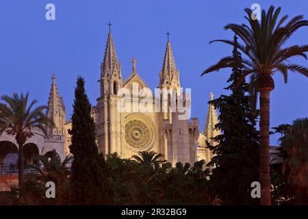 Cathédrale de Majorque, siècle. XIII à XX Century.Palma.Mallorca.Iles Baléares. Espagne. Banque D'Images