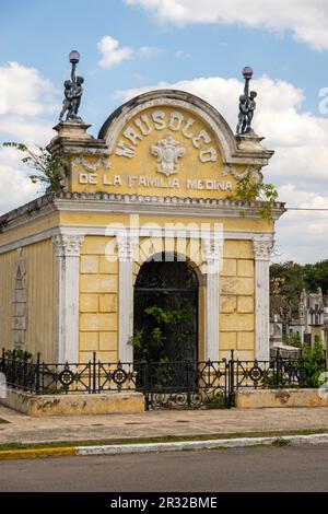 Cimetière général dans le quartier Centro à Merida Yucatan Mexique Banque D'Images