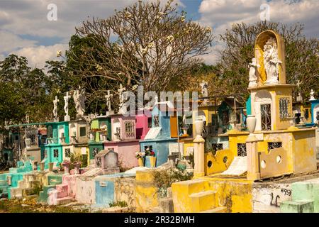 Cimetière général dans le quartier Centro à Merida Yucatan Mexique Banque D'Images