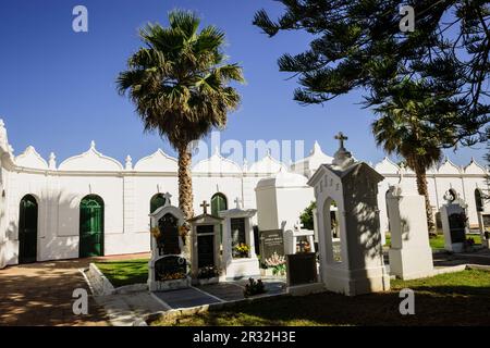 Cementerio, recinto antiguo, Alaior, Minorque, Andalucía, España, Europa. Banque D'Images