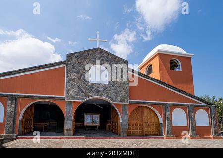 San Lucas Tolimán, lago de Atitlán, Sololá au Guatemala, Amérique centrale. Banque D'Images