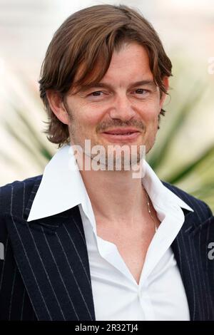 Sam Riley pose au photocall 'firebrand' lors du Festival de Cannes 76th au Palais des Festivals de Cannes, France, le 22 mai 2023. Banque D'Images