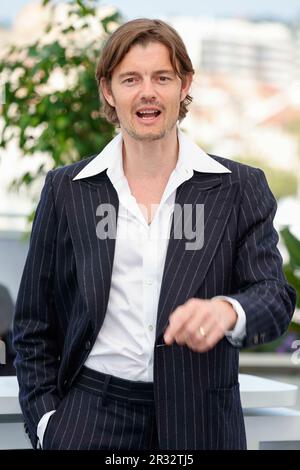 Sam Riley pose au photocall 'firebrand' lors du Festival de Cannes 76th au Palais des Festivals de Cannes, France, le 22 mai 2023. Banque D'Images
