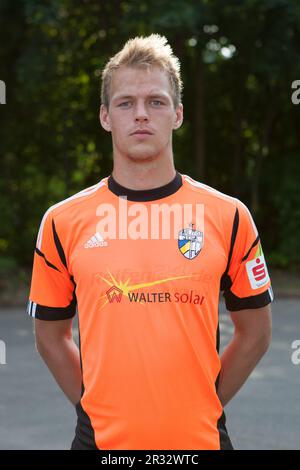 Squad FC Carl Zeiss Jena saison 2013/2014 Banque D'Images