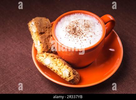 Biscuits Cantuccini Banque D'Images