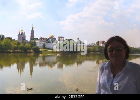 Monastère de Novodevichy Moscou Banque D'Images